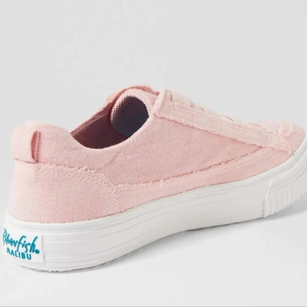 Blowfish Malibu Marley Peach Cream Washed Slip On Sneakers